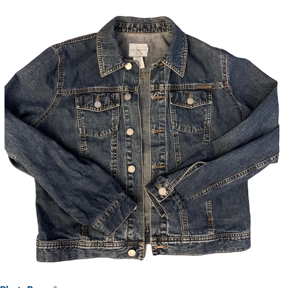 CALVIN KLEIN VINTAGE DENIM JACKET - Picture 2 of 4
